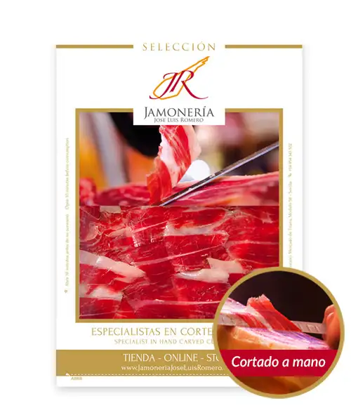 100% prosciutto iberico di Bellota DOP Jabugo. Sumum 17 villaggi Peso  7,5-8kg